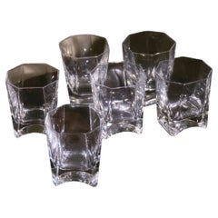 Set de 6 verres à whisky en cristal