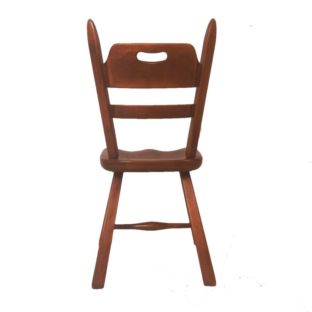American Craftsman Set of 6 Cushman Vermont Rock Maple Dining Chairs Designed by Herman DeVries