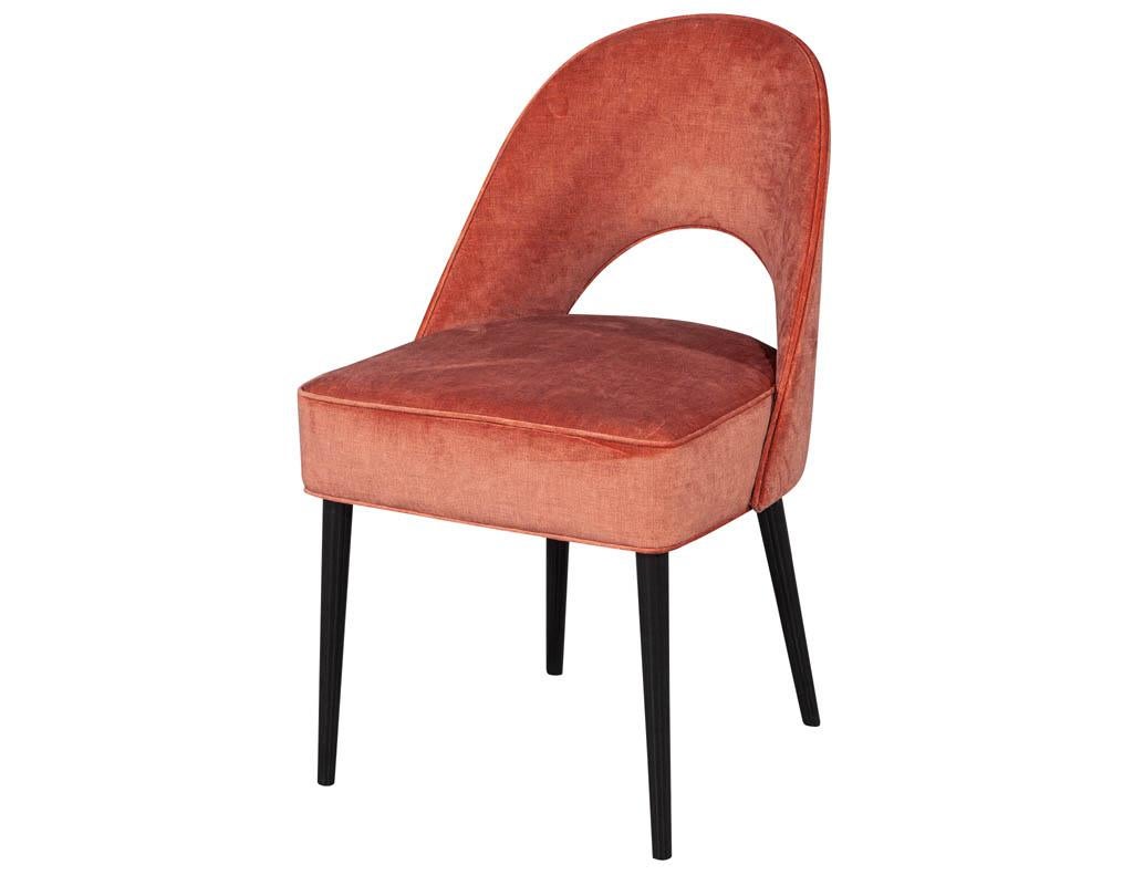 Mid-Century moderno Set di 6 sedie da pranzo Custom Moderno in stile Mid-Century Modern di Carrocel in vendita