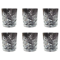 Used Set of 6 Cut Glass Stourbridge Crystal Spirit Glasses