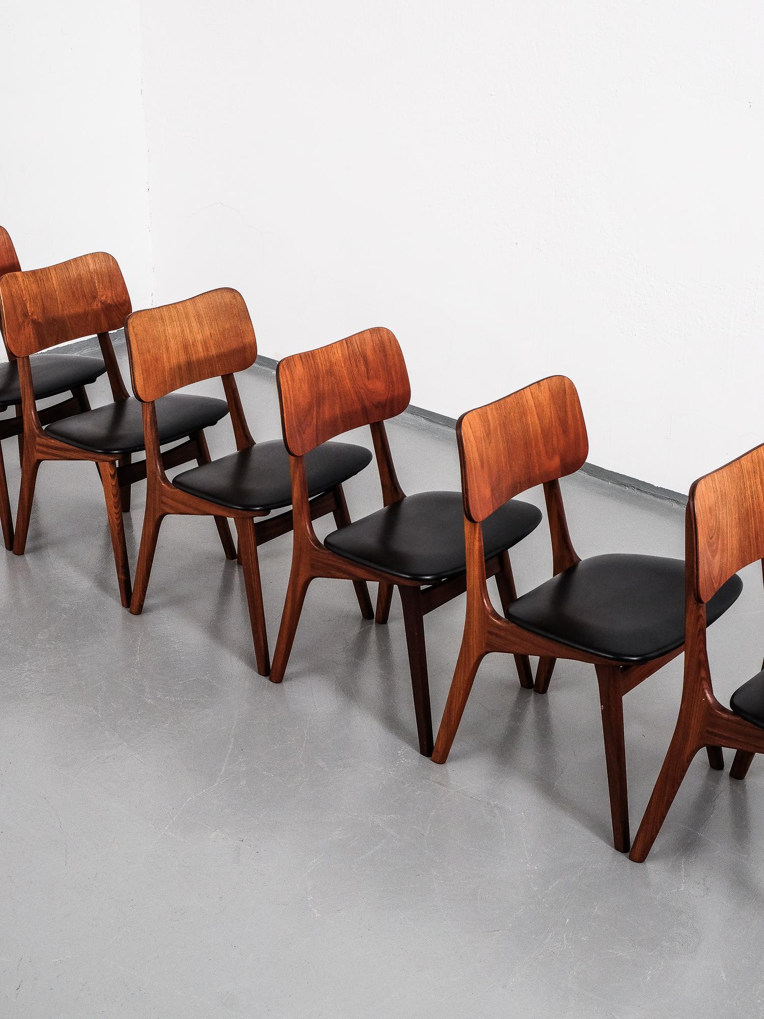 Set of 6 Danish Boltinge Teak Dining Chairs, 1960s 1