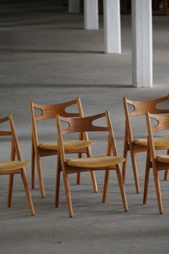 Set of 6 Danish CH29 Dining Chairs by Hans J. Wegner for Carl Hansen & Søn, 1951
