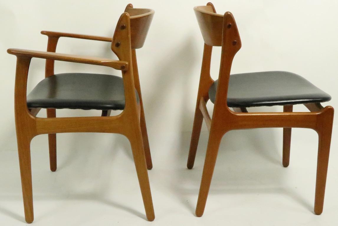 Set of 6 Danish Dining Chairs by Erik Buch for Oddense Maskinsnedkeri 4