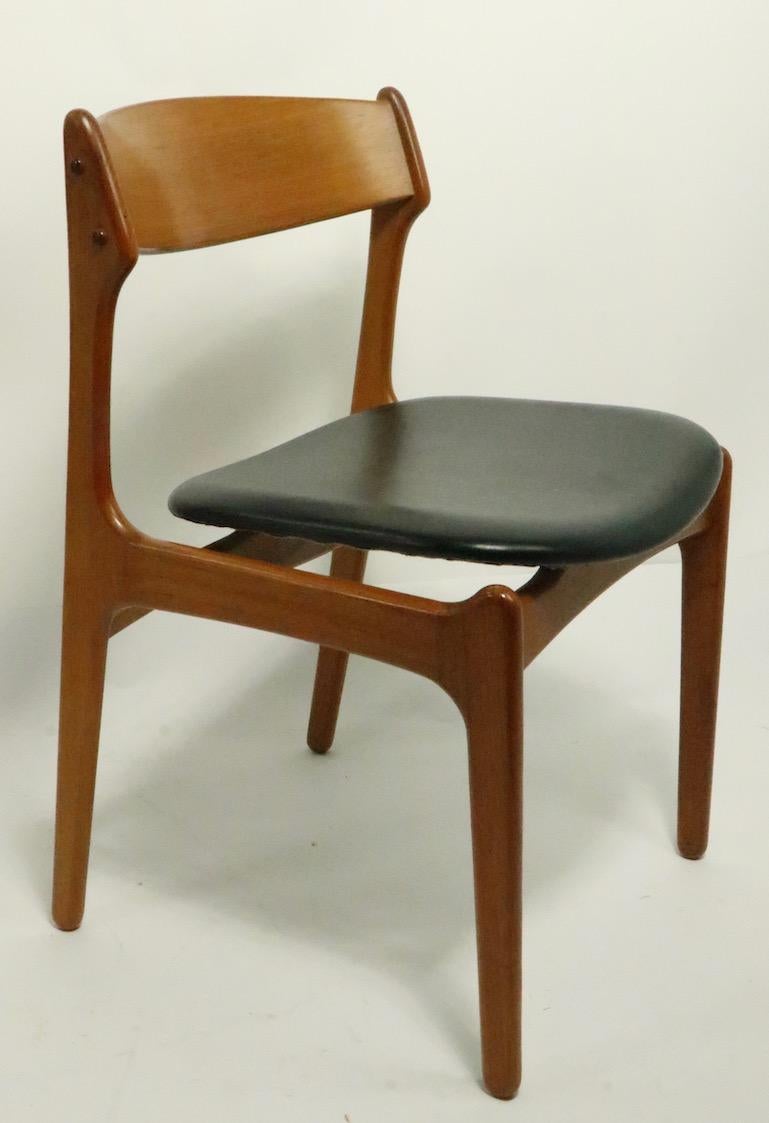 Set of 6 Danish Dining Chairs by Erik Buch for Oddense Maskinsnedkeri 5