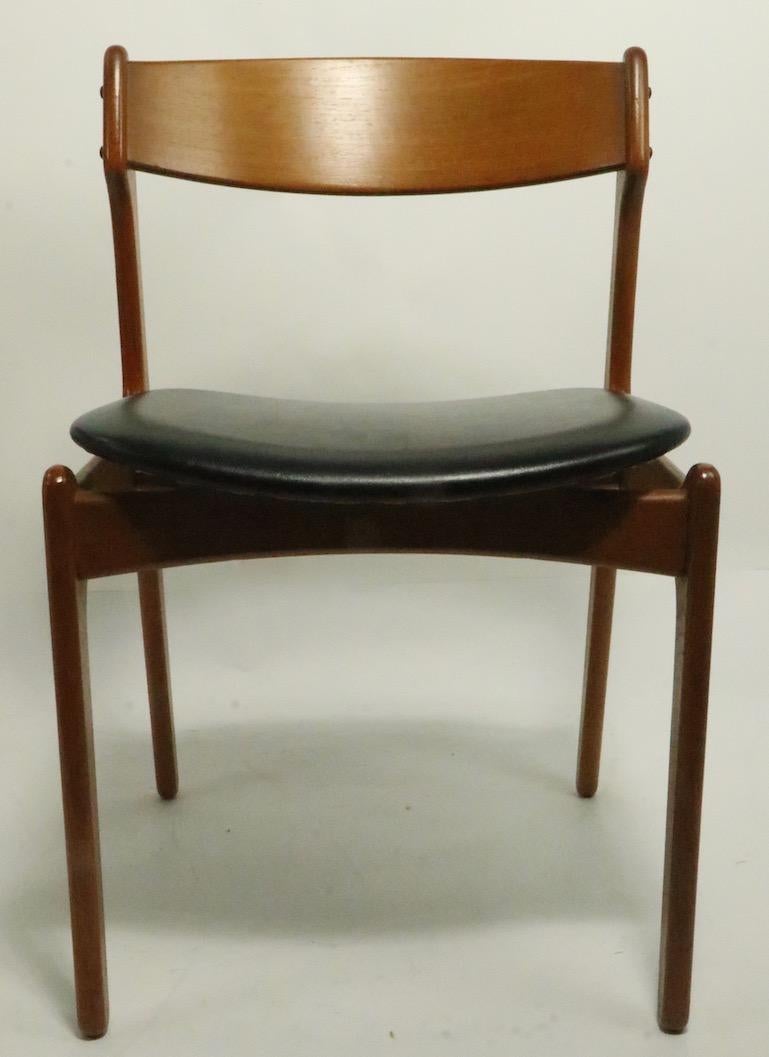 Set of 6 Danish Dining Chairs by Erik Buch for Oddense Maskinsnedkeri 8