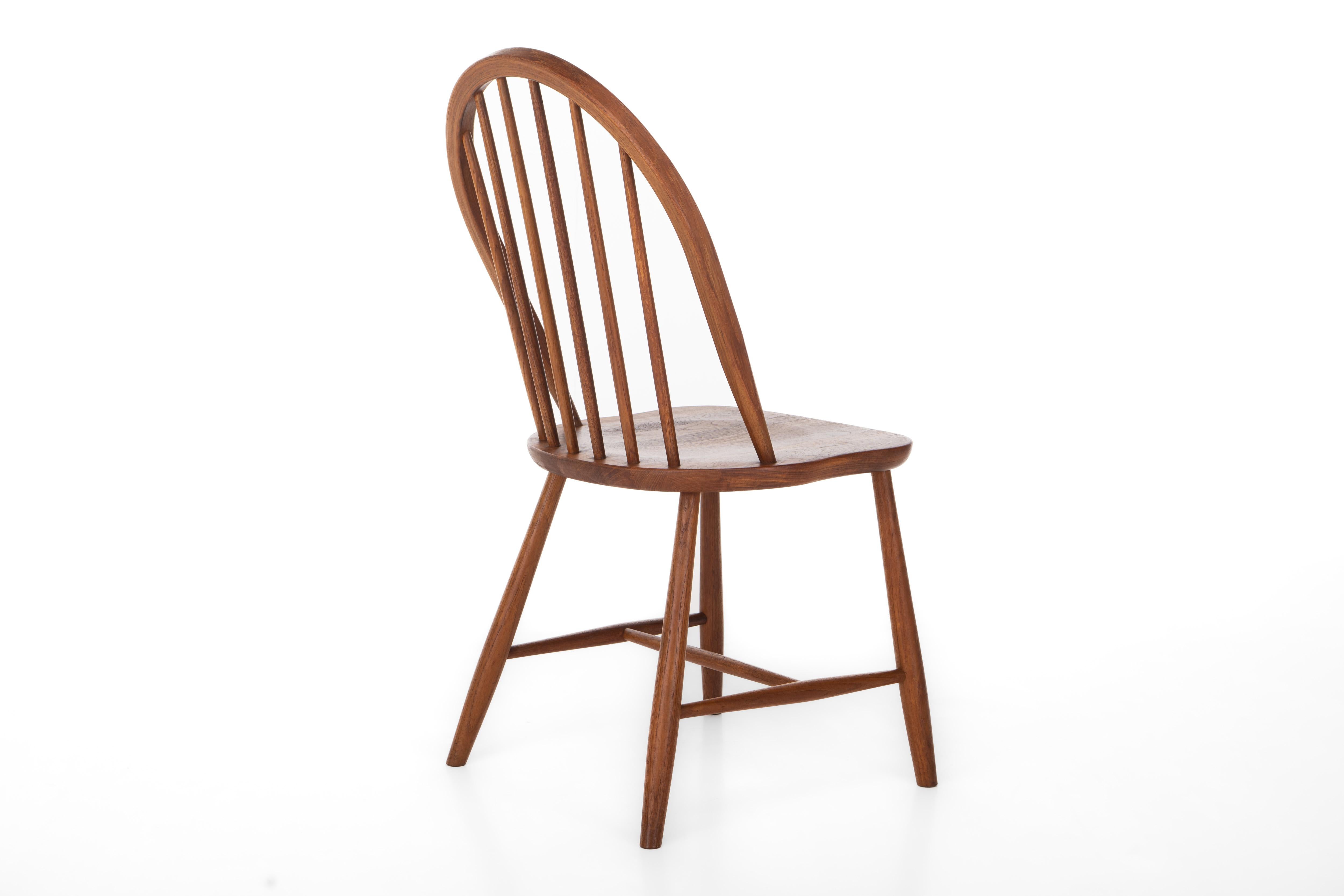 Set of 6 Danish Dining Chairs by Erik Ole Jørgensen for Tarm Stole & Mobelfabrik For Sale 3