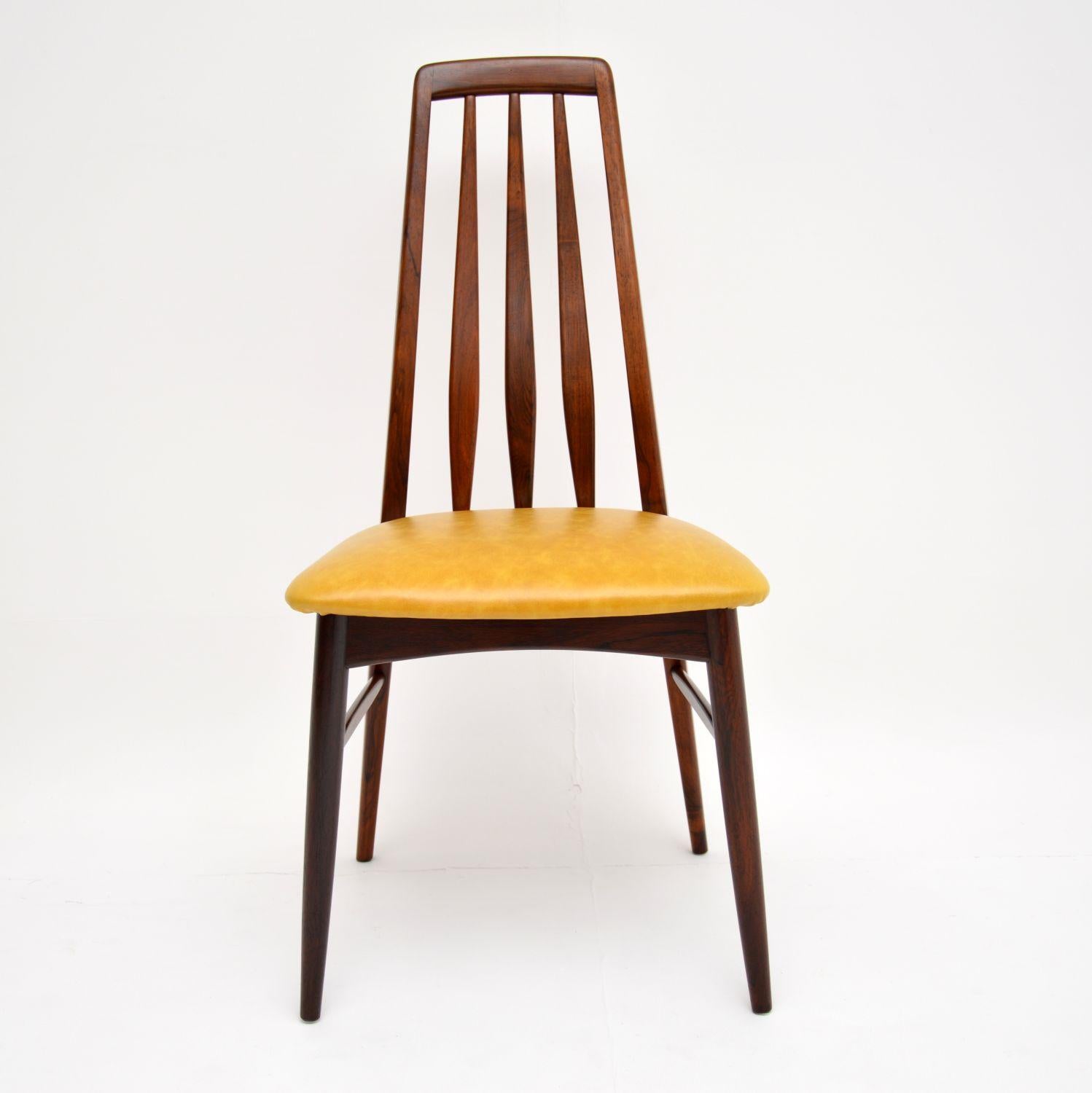 Mid-Century Modern Set of 6 Danish Dining Chairs by Niels Koefoed