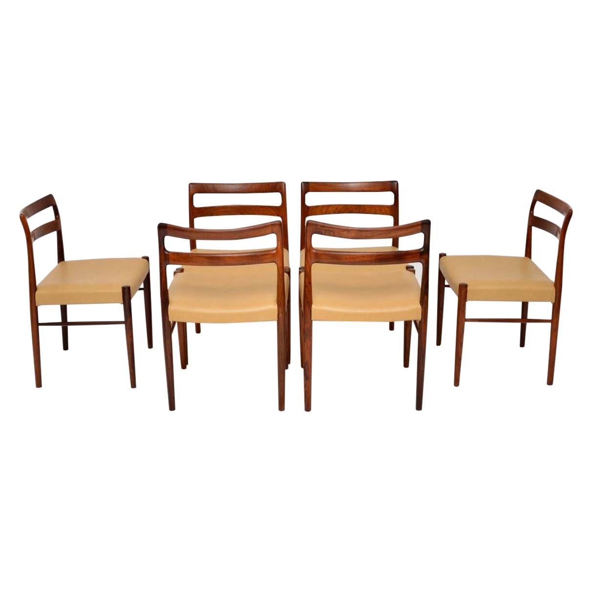 Set of 6 Danish Dining Chairs by Soren Willasden
