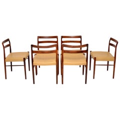 Set of 6 Danish Dining Chairs by Soren Willasden