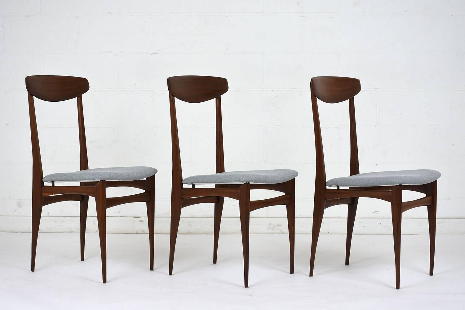 Mid-Century Modern Set of Six Danish Dining Chairs, circa 1960