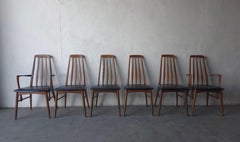 6 dänische esstischstühle von Eva by Niels Koefoed