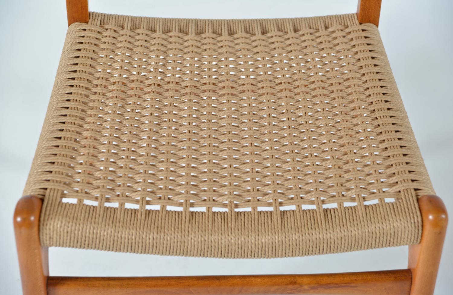 Set di 6 sedie da pranzo danesi Hans Wegner CH-23 in Beeche e Teak Carl Hansen 1950s in vendita 12