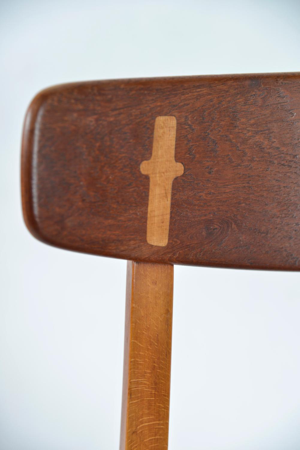 Corda di carta Set di 6 sedie da pranzo danesi Hans Wegner CH-23 in Beeche e Teak Carl Hansen 1950s in vendita