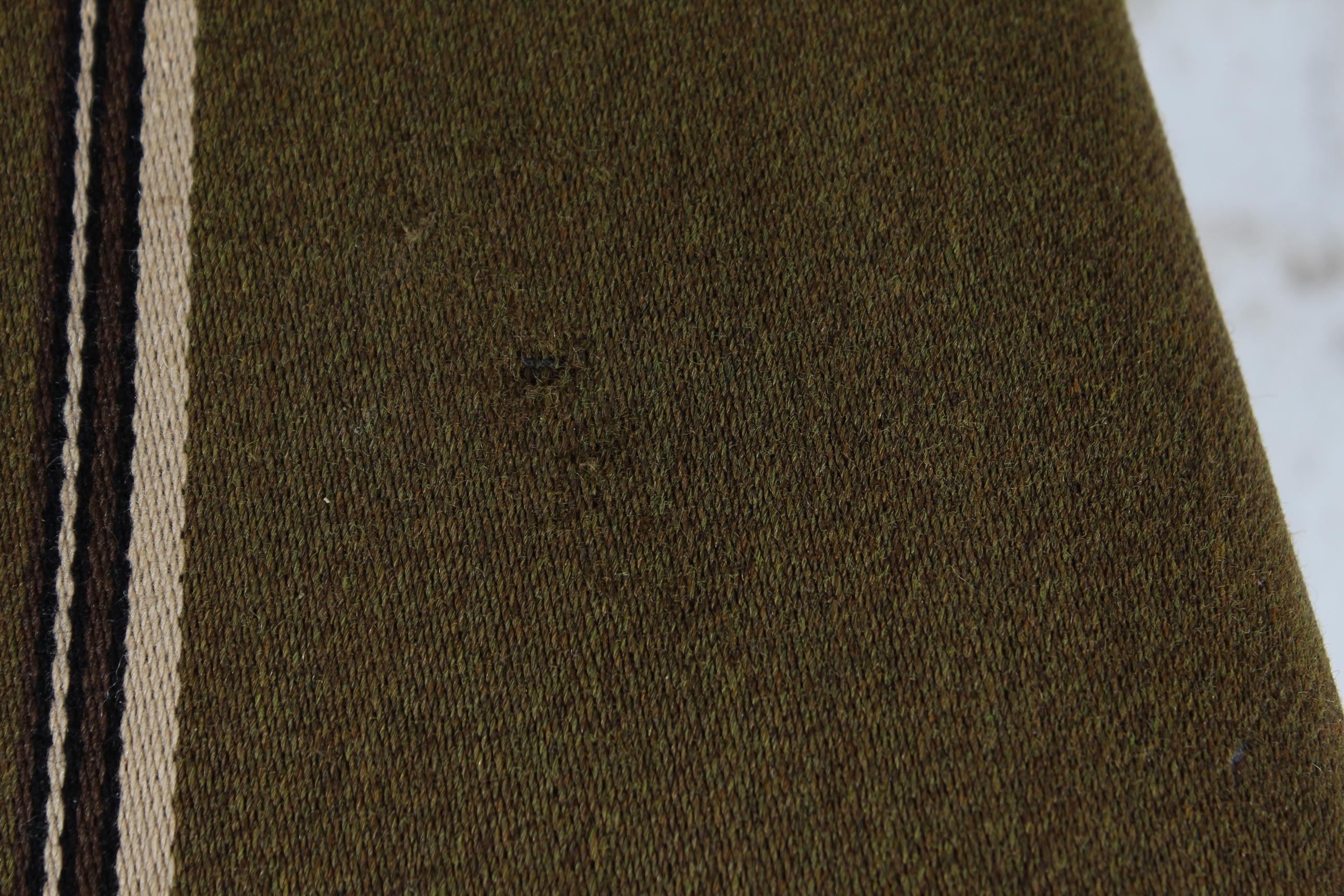 Set of 6 Danish Henning Kjærnulf Razor Blade Chairs of Oak + Original Wool 1970s For Sale 1