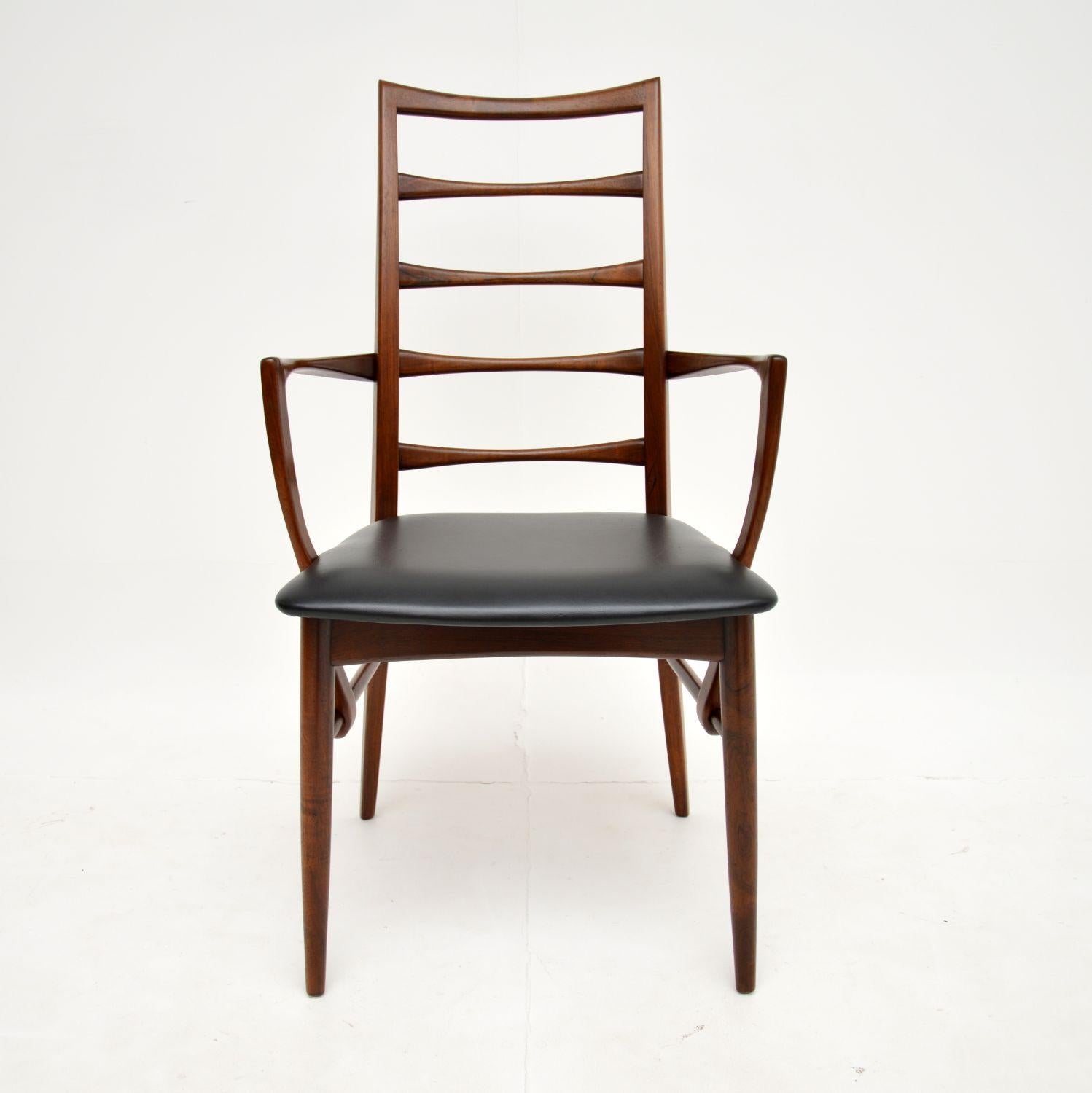20th Century Set of 6 Danish 'Lis' Dining Chairs by Niels Koefoed For Sale
