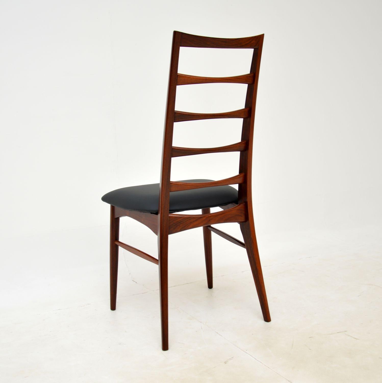 Set of Six Danish Dining Chairs by Niels Koefoed For Sale 2