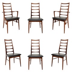 Set of 6 Danish 'Lis' Dining Chairs by Niels Koefoed