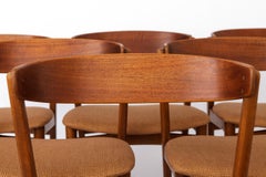 Set of 6 Danish Mid Century Dining Chairs – Farstrup Model 206, Teak Wood Chairs