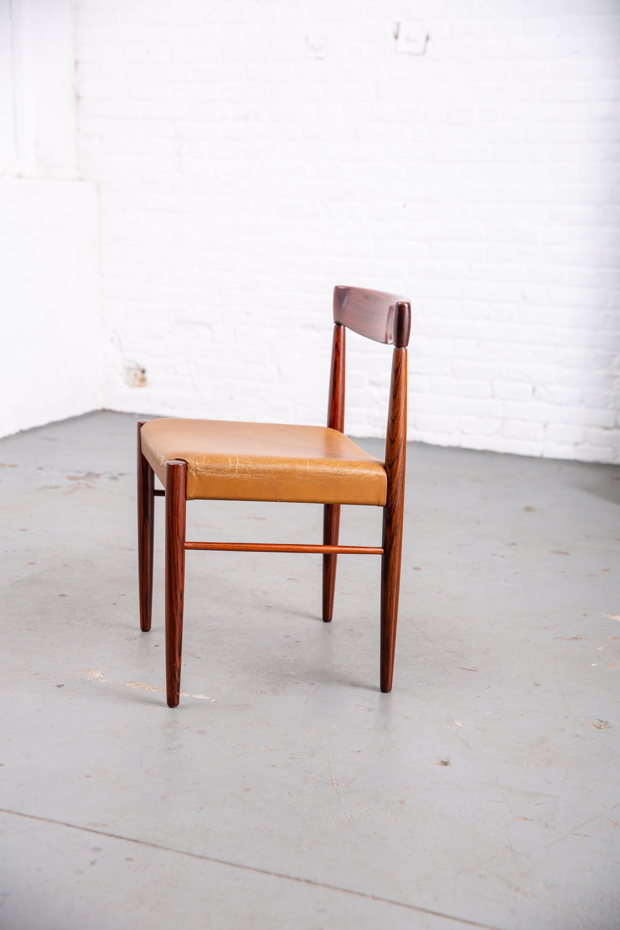 Set of 6 Danish Mid-Century Modern Dining Chairs 5