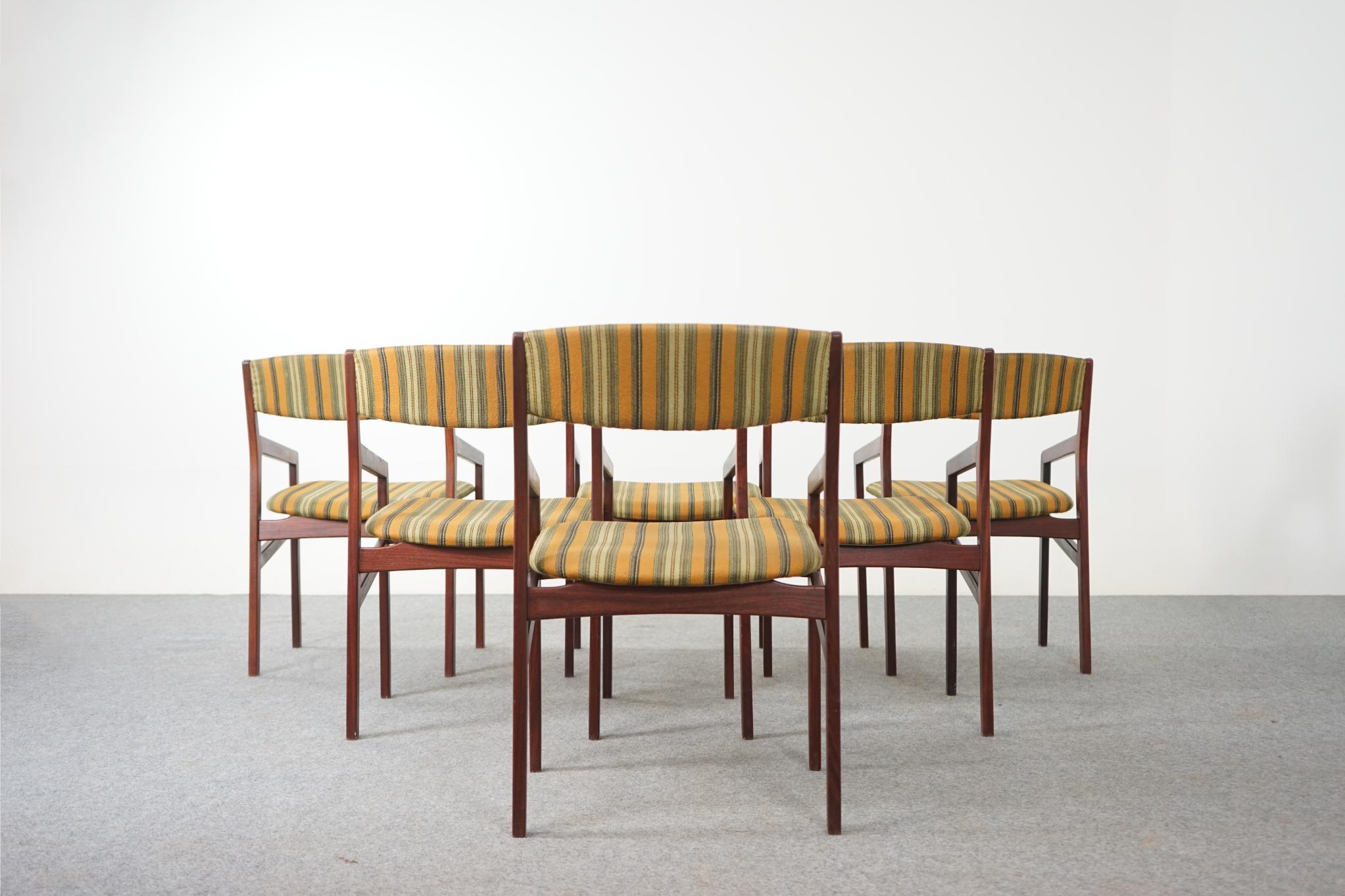 Set of 6 Danish Mid-Century Modern Teak Dining Chairs 7