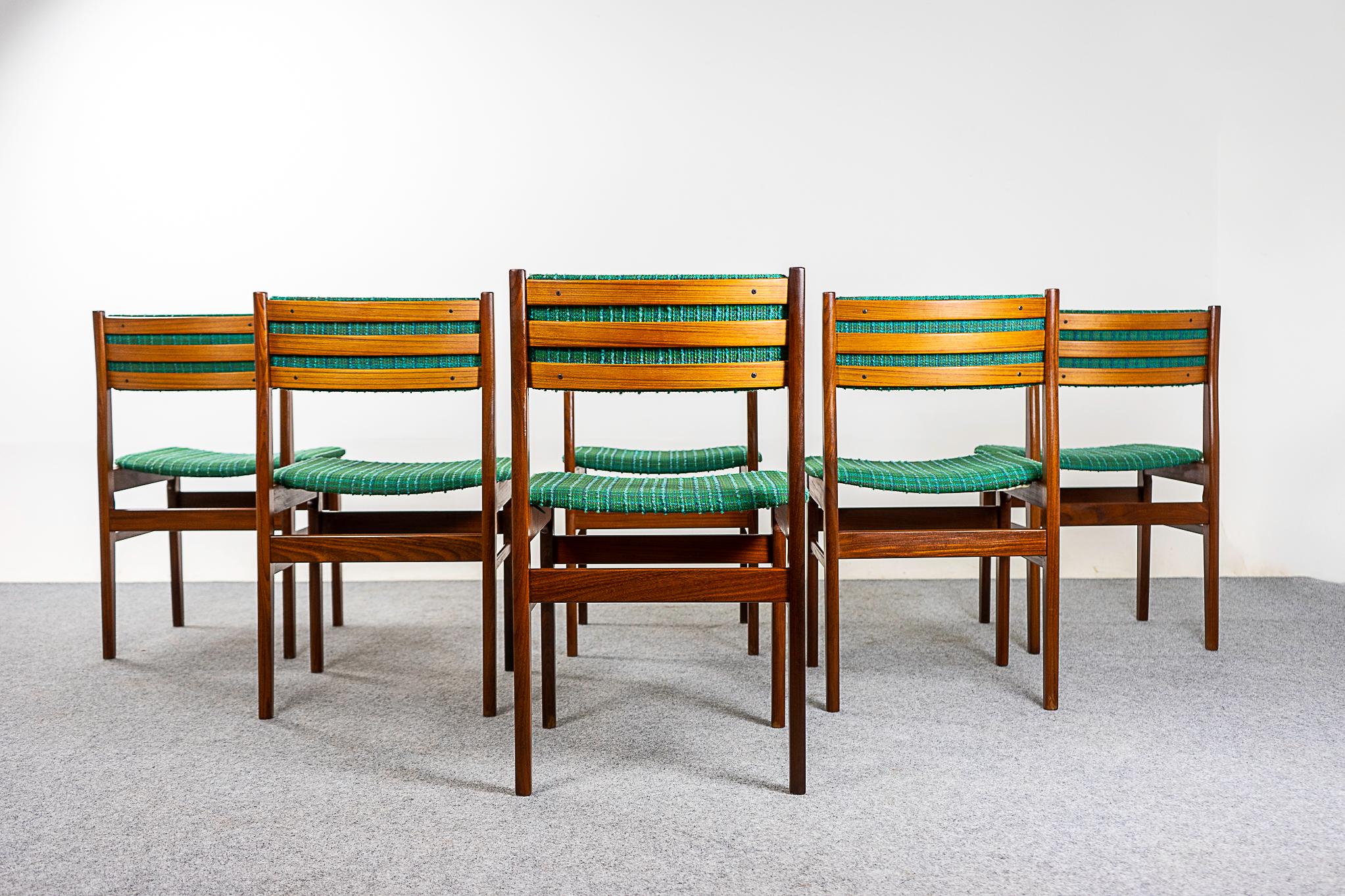 Set of 6 Danish Midcentury Teak Dining Chairs 5
