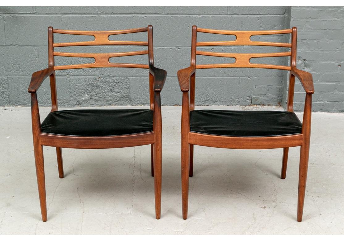 Set of 6 Danish Midcentury Teak Dining Chairs 10