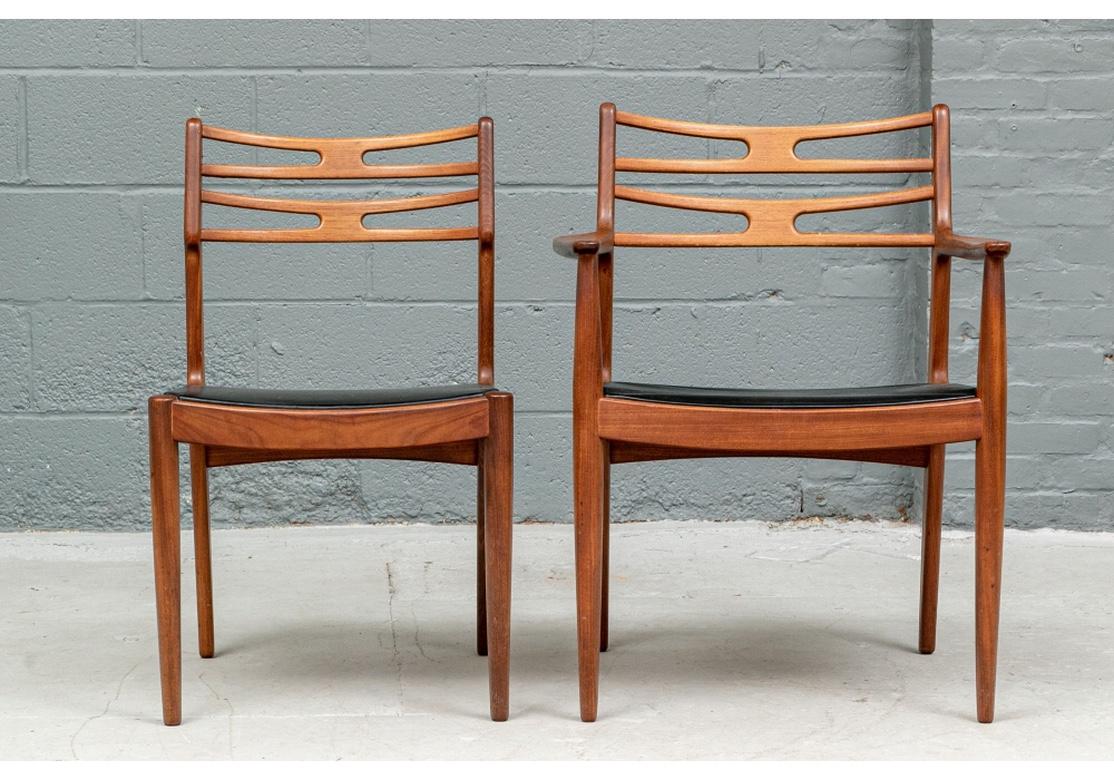 Set of 6 Danish Midcentury Teak Dining Chairs 12