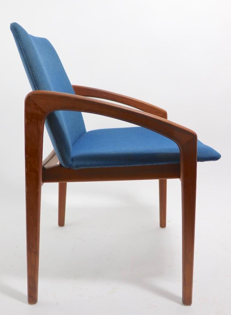 Set of 6 Danish Modern Dining Chairs by Henning Kjernaulf for Korup Stolefabrik For Sale 6