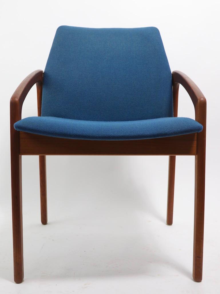 Set of 6 Danish Modern Dining Chairs by Henning Kjernaulf for Korup Stolefabrik 6