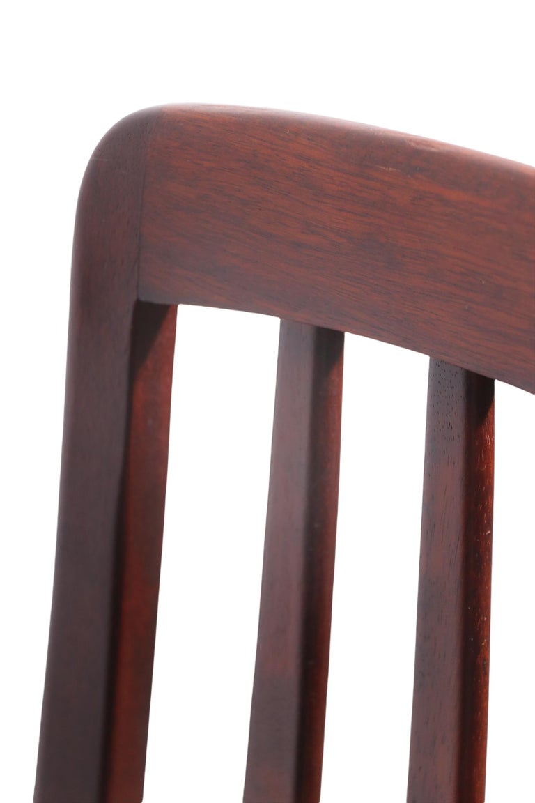 Set of 6 Danish Modern Dining Chairs in Rosewood by Skovby Mobelfabrik For Sale 7
