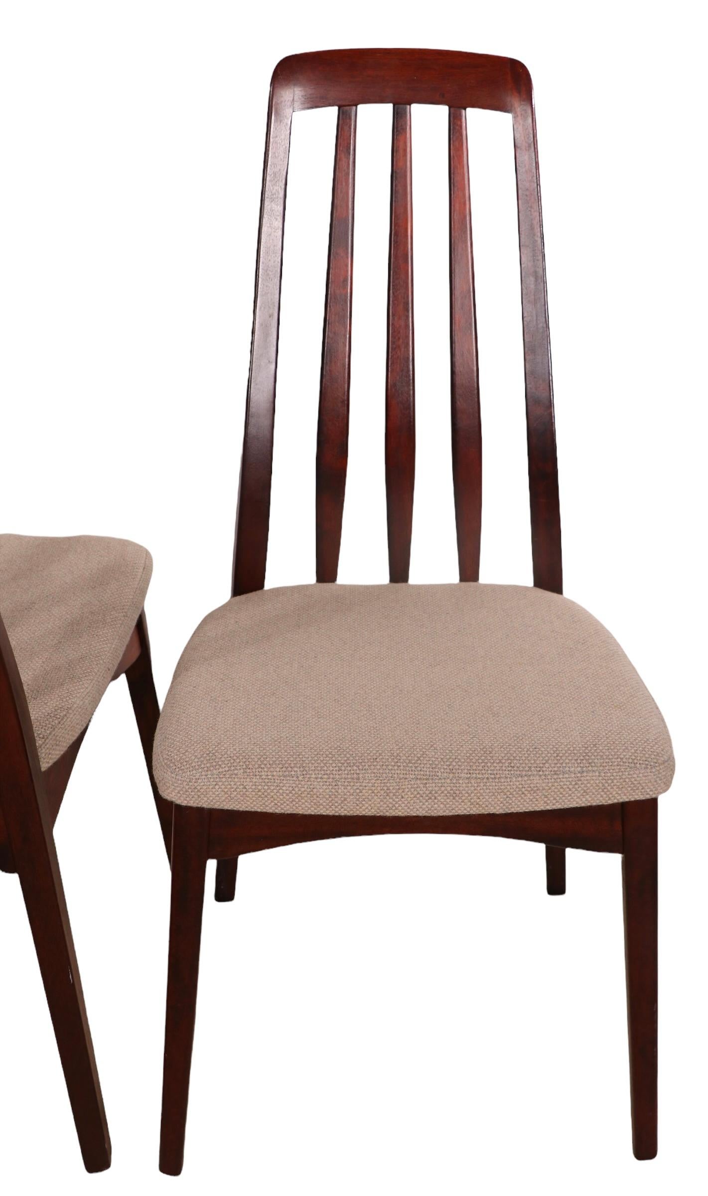 Set of 6 Danish Modern Dining Chairs in Rosewood by Skovby Mobelfabrik 10