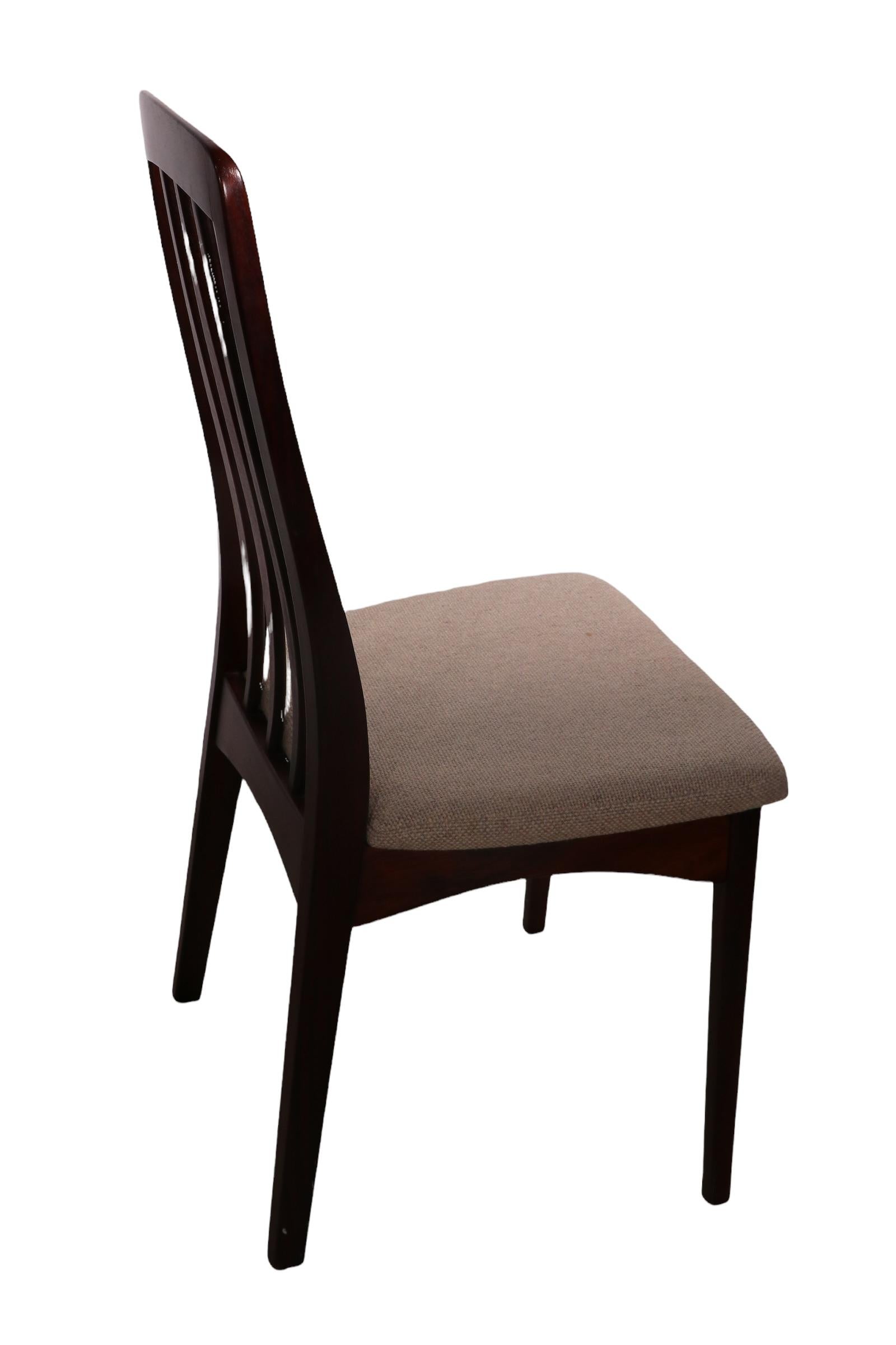 Set of 6 Danish Modern Dining Chairs in Rosewood by Skovby Mobelfabrik 11