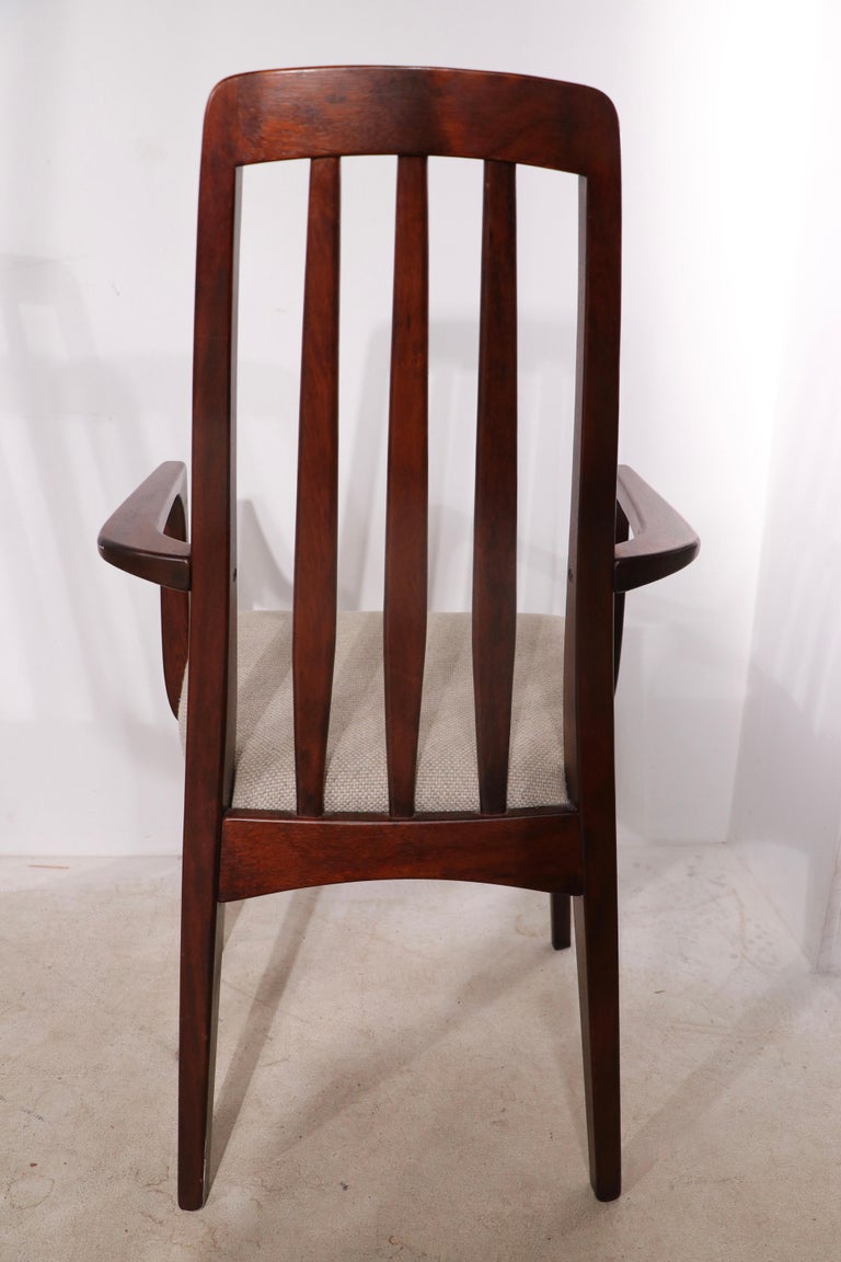 Set of 6 Danish Modern Dining Chairs in Rosewood by Skovby Mobelfabrik For Sale 2