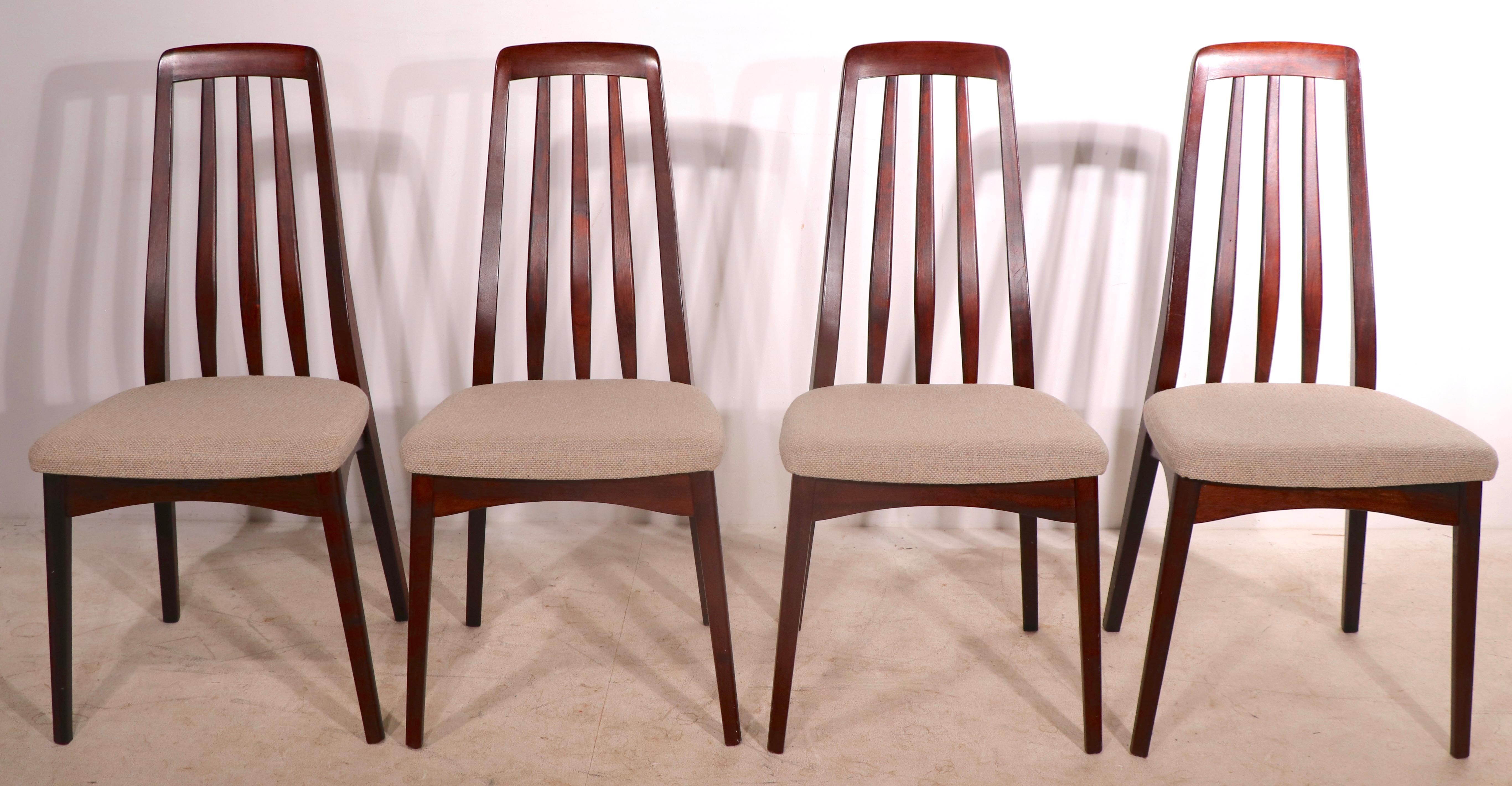 Set of 6 Danish Modern Dining Chairs in Rosewood by Skovby Mobelfabrik 3