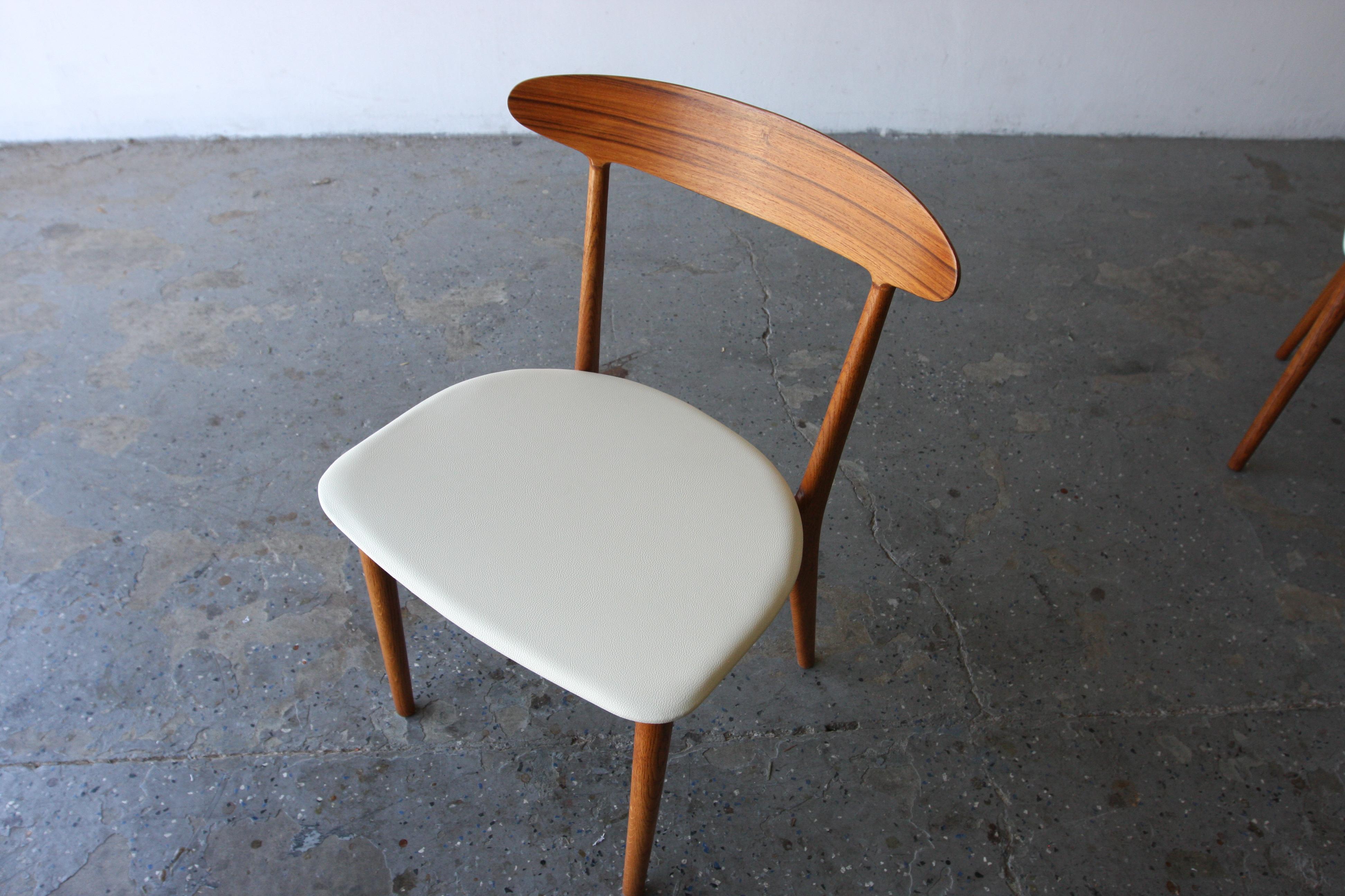 Set of 6  Danish Modern Kurt Østervig Teak Dining Chairs 5