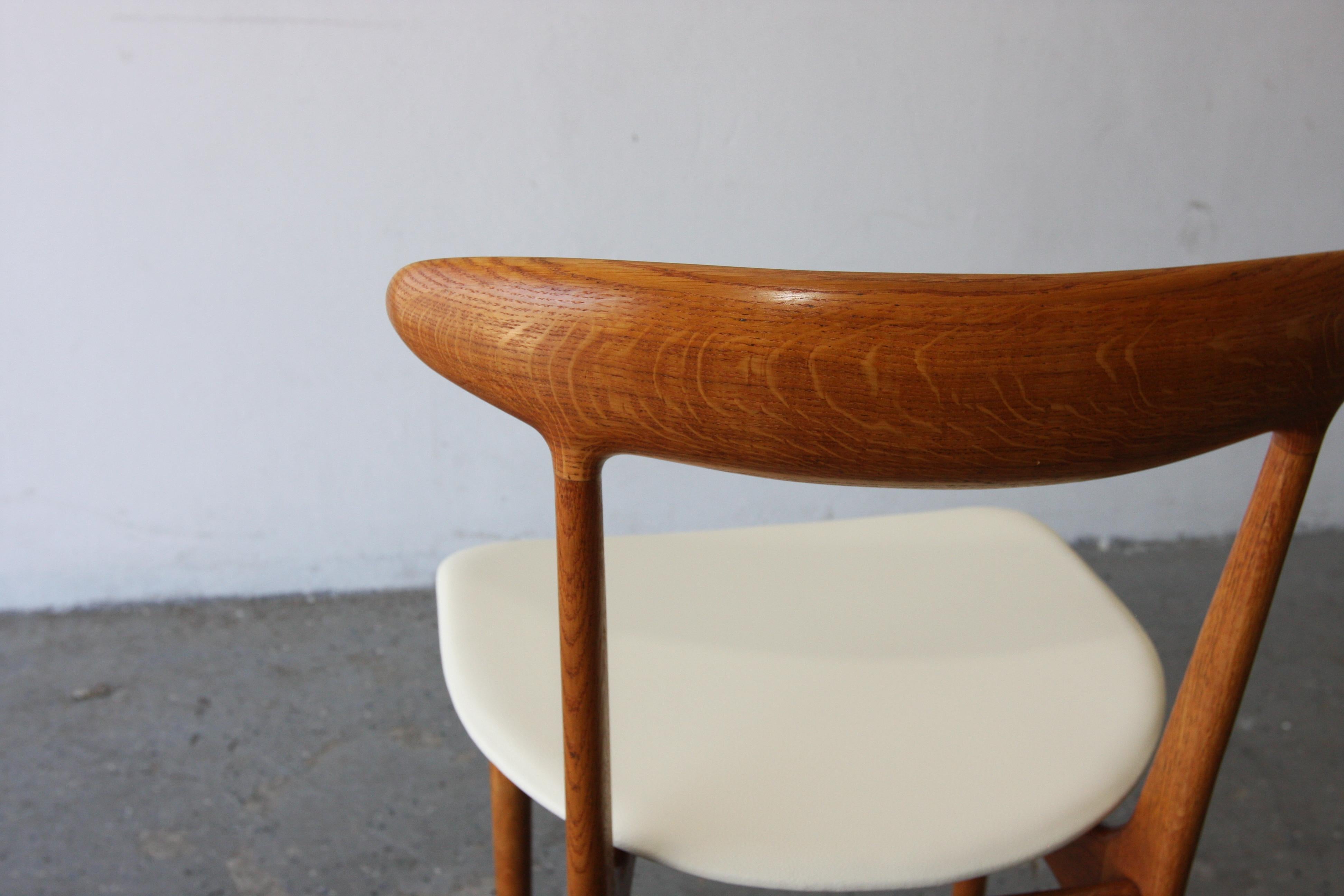 Mid-20th Century Set of 6  Danish Modern Kurt Østervig Teak Dining Chairs