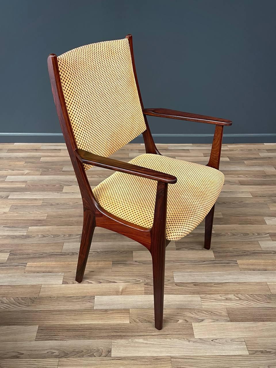 Set of 6 Danish Modern Rosewood Dining Chairs by Korup Stolefabrik For Sale 2