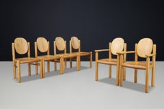 Set of 6 Danish Modern Sculptural Beechwood Dining Chairs by Vamdrup Stolefabrik