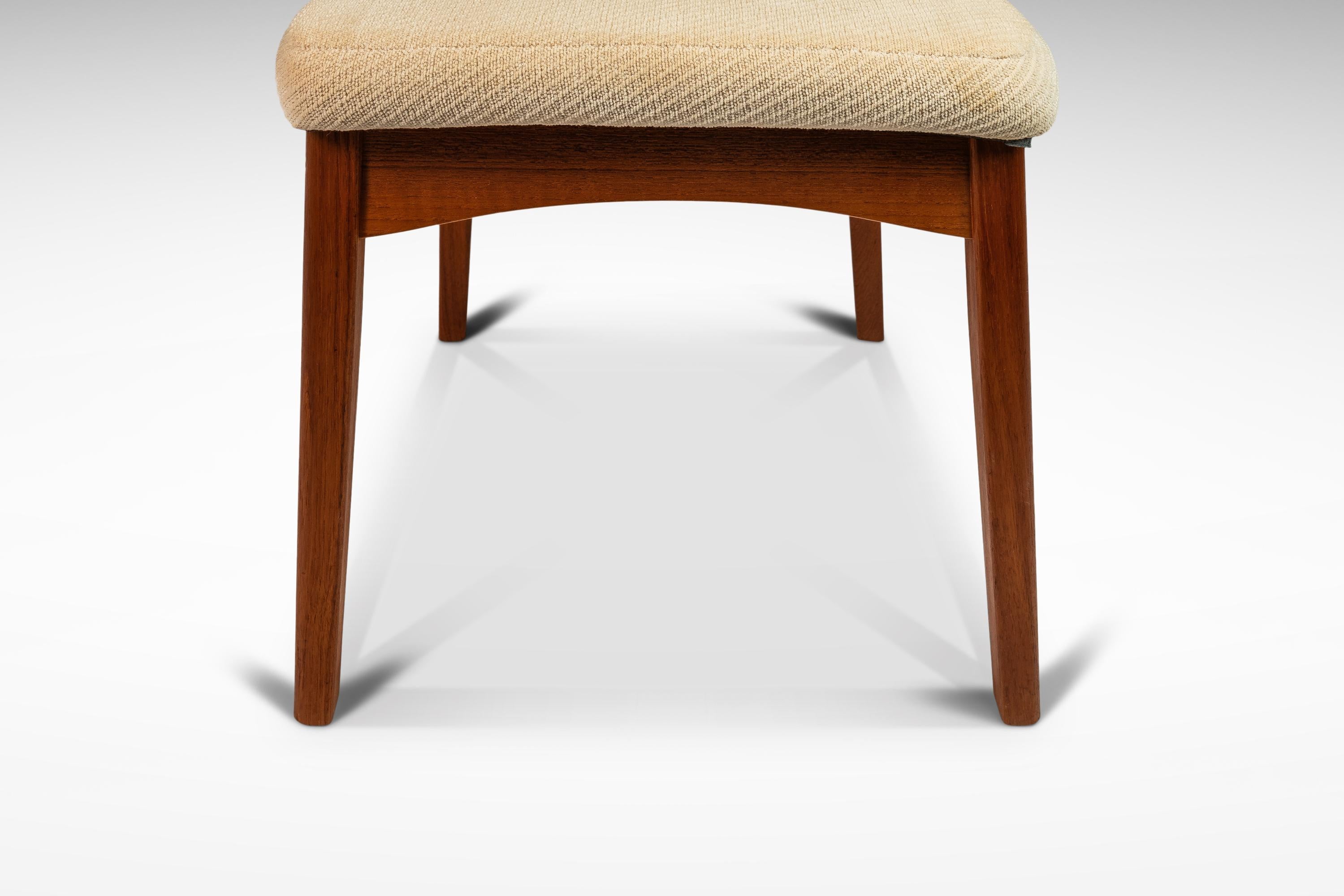 Set of 6 Danish Modern Teak Dining Chairs by Benny Linden, Thailand, c. 1970's 4