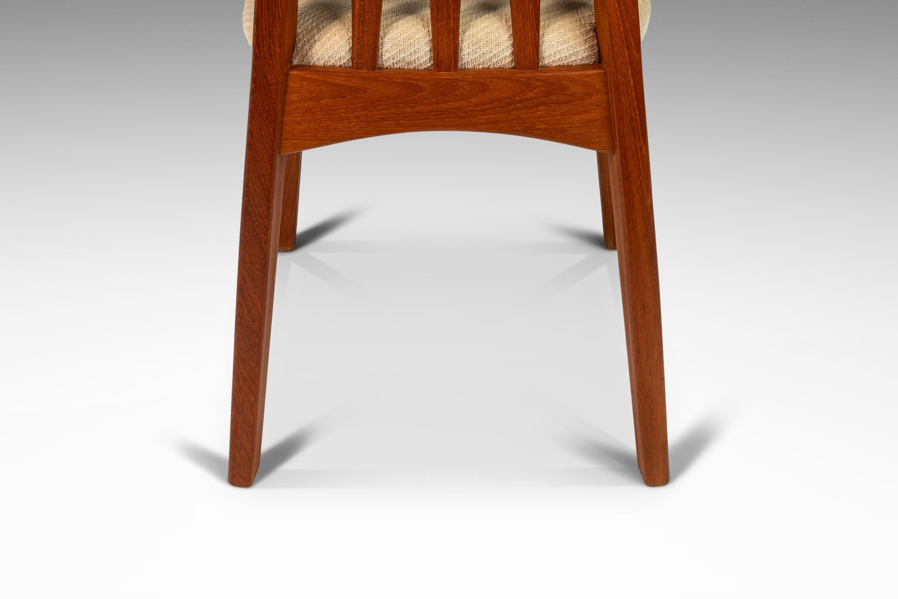 Ensemble de 6 chaises de salle à manger danoises modernes en teck par Benny Linden, Thaïlande, vers 1970 7