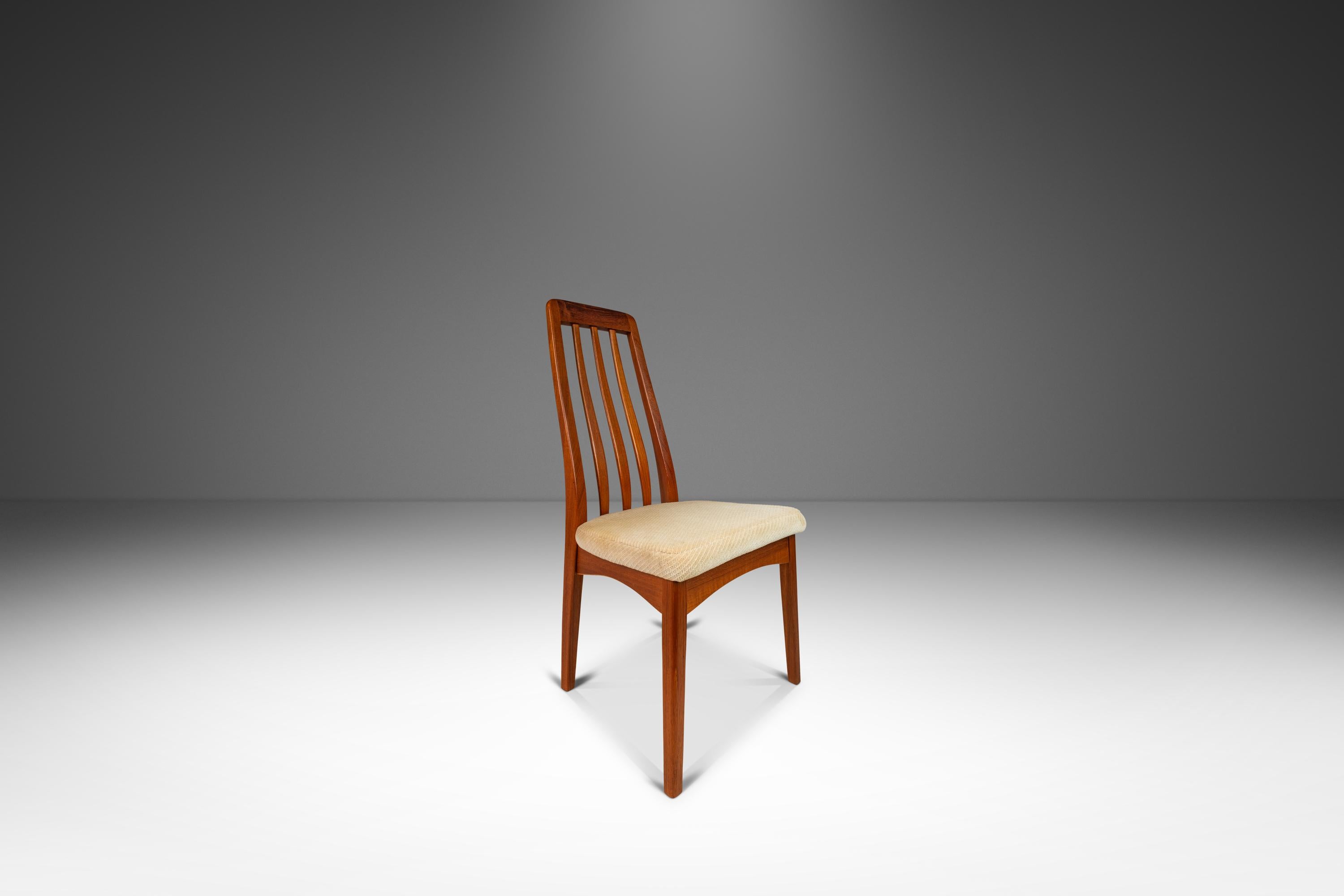 Set of 6 Danish Modern Teak Dining Chairs by Benny Linden, Thailand, c. 1970's 1