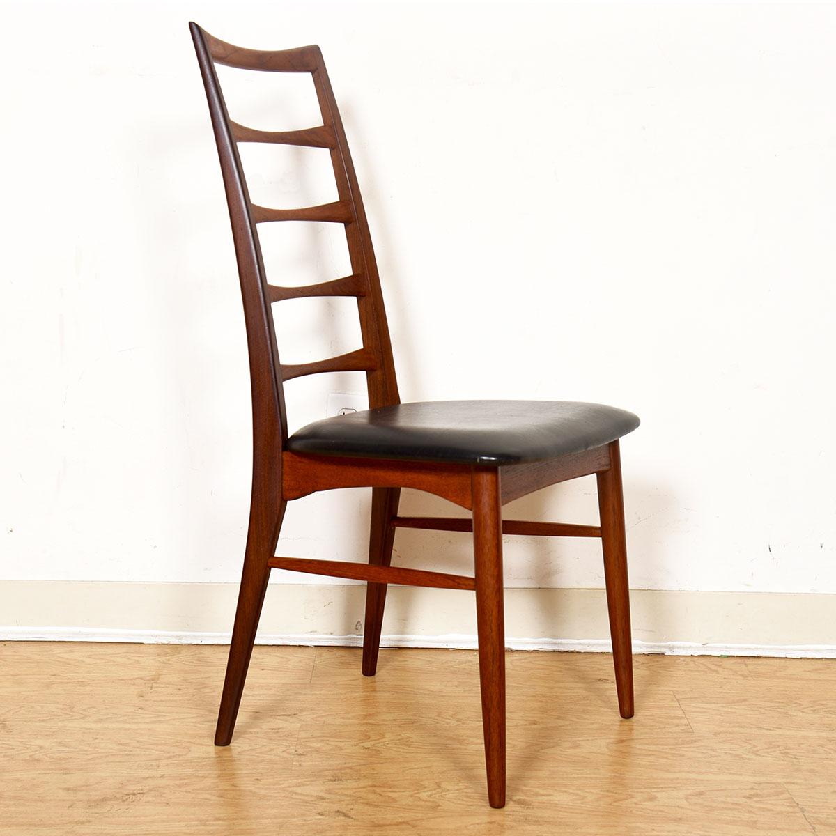 Set of 6 Danish Modern Teak Koefoeds Hornslet Side Dining Chairs For Sale 1