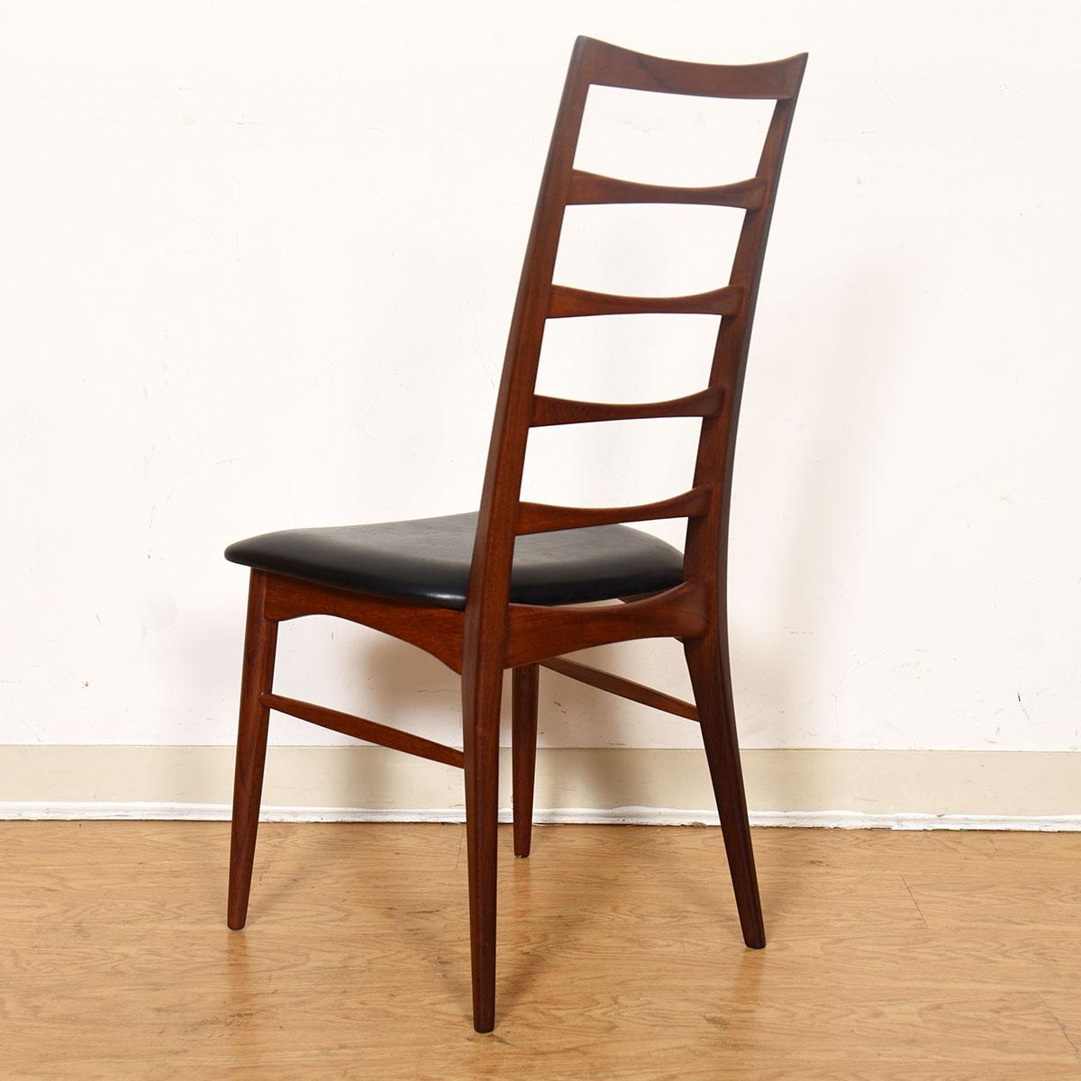 Set of 6 Danish Modern Teak Koefoeds Hornslet Side Dining Chairs For Sale 2