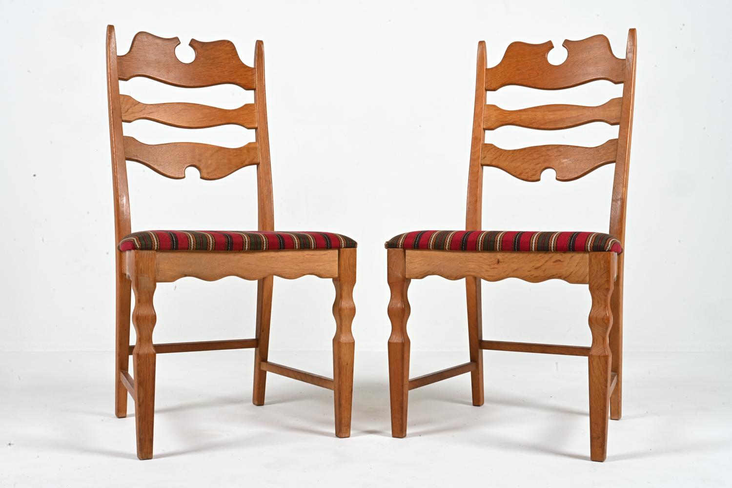 Scandinave moderne Ensemble de 6 chaises 