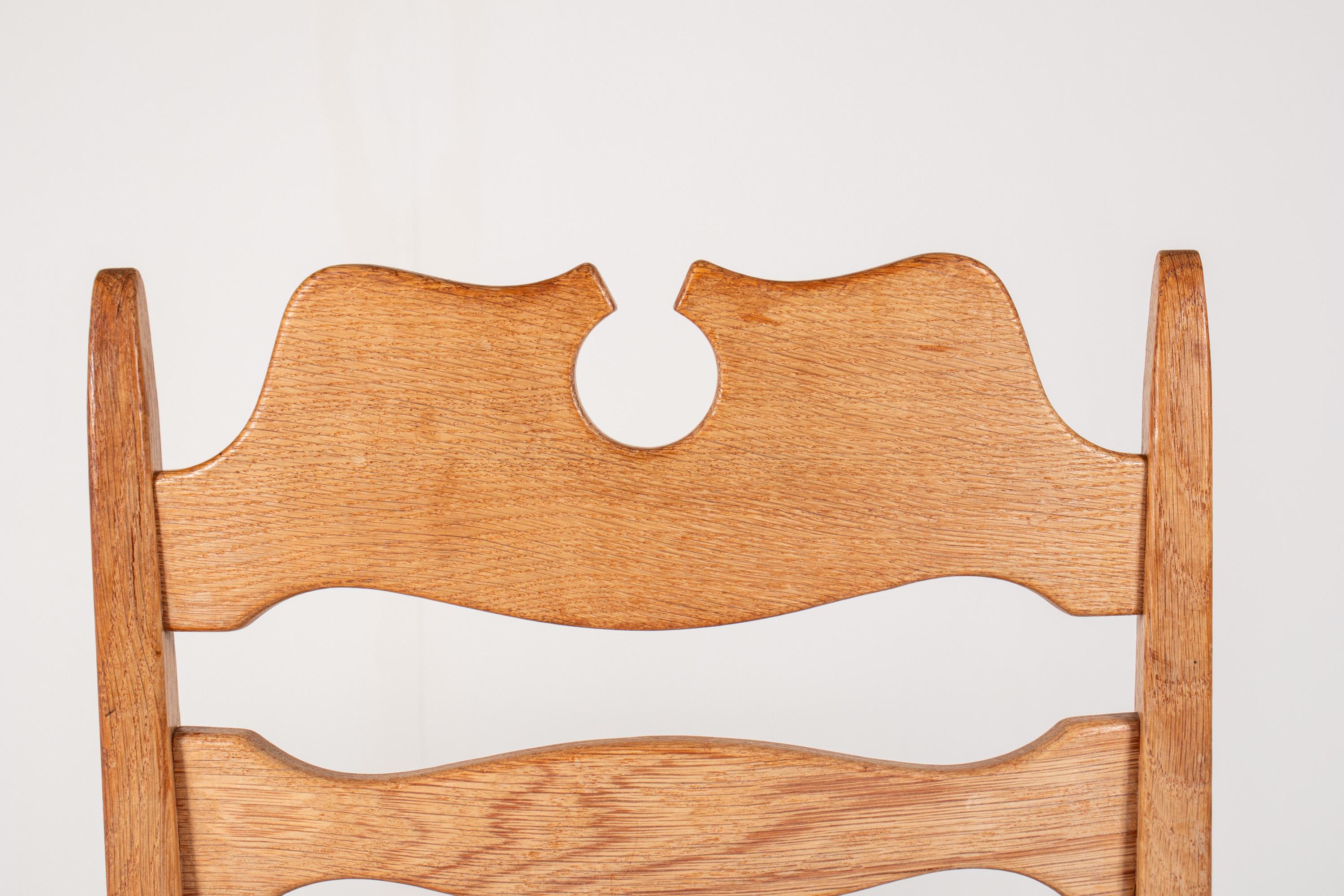 Set of 6 Danish Razorblade Dining Chairs by Henning Kjærnulf, 1970s im Angebot 1