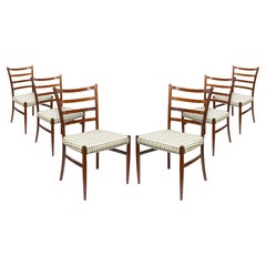 Set of 6 Danish Rosewood Johannes Andersen for Møbelfabrik 1960s Dining Chairs