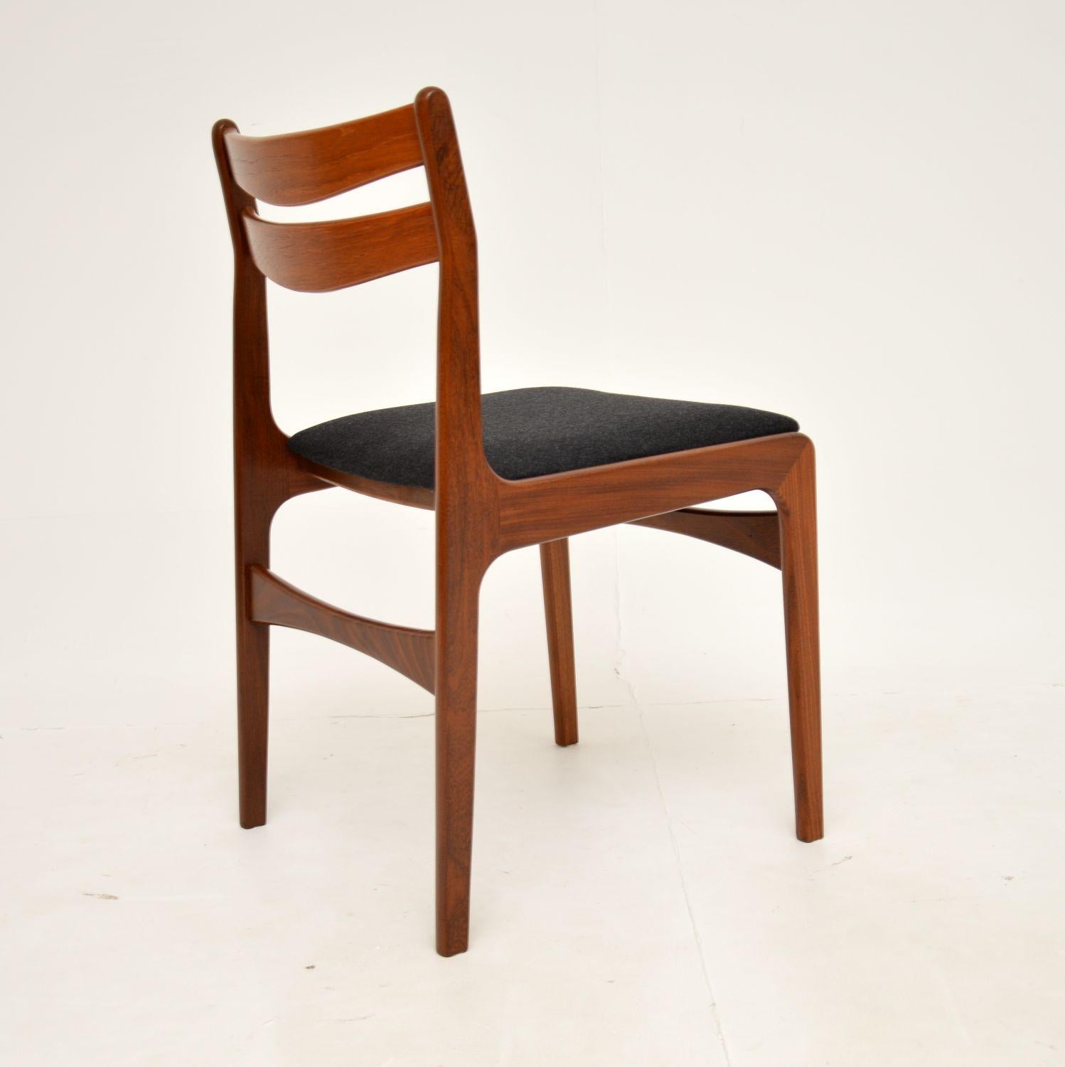 Set of 6 Danish Teak & Afromosia Dining Chairs 5