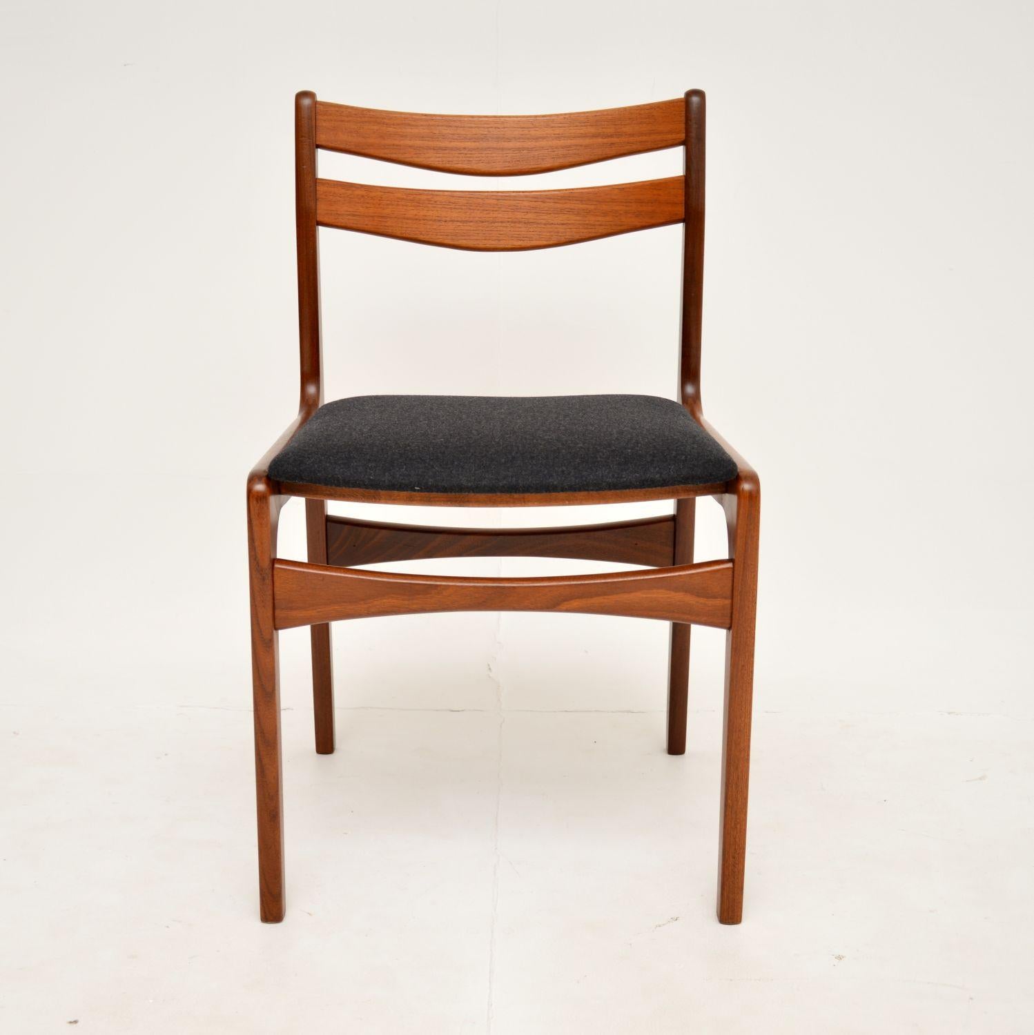 Set of 6 Danish Teak & Afromosia Dining Chairs 1