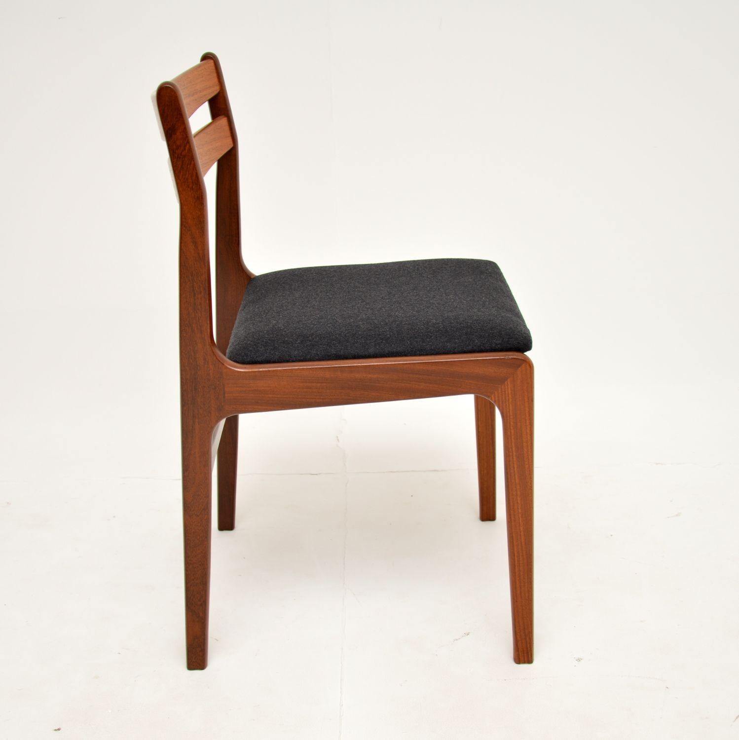 Set of 6 Danish Teak & Afromosia Dining Chairs 3