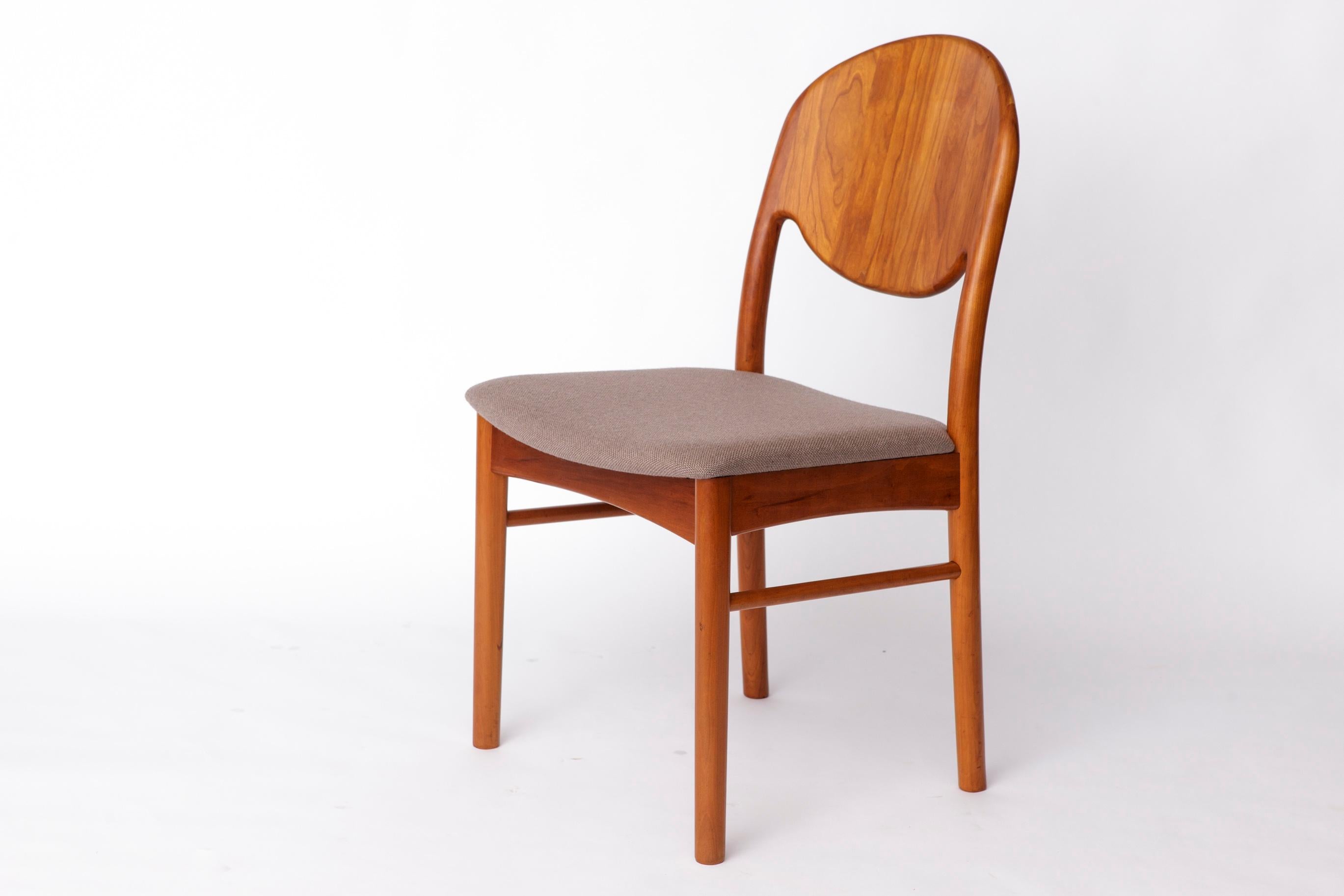Ensemble de 6 chaises de salle à manger danoises en teck - Korup Stolefabrik - 1970 Mid-Century Excellent état - En vente à Hannover, DE